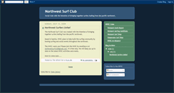 Desktop Screenshot of northwestsurfclub.blogspot.com