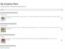 Tablet Screenshot of mycreativeview.blogspot.com
