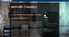 Desktop Screenshot of mahrukhcheema.blogspot.com
