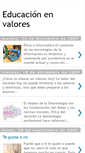 Mobile Screenshot of deberesyvalores.blogspot.com