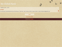 Tablet Screenshot of msglobalfarm.blogspot.com