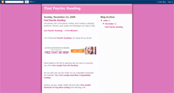 Desktop Screenshot of findpsychicreading.blogspot.com