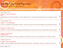 Tablet Screenshot of justworkhardandplayhard.blogspot.com