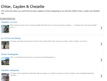 Tablet Screenshot of chloecaydenandchezelle.blogspot.com