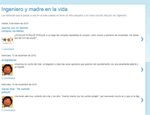 Tablet Screenshot of ingenieroymadreenlavida.blogspot.com