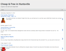 Tablet Screenshot of huntsvillecheapskates.blogspot.com