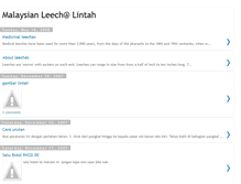 Tablet Screenshot of malaysianleech.blogspot.com