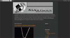 Desktop Screenshot of koleyovajoyas.blogspot.com