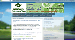 Desktop Screenshot of conalepchetumal.blogspot.com