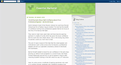Desktop Screenshot of essential-marketer.blogspot.com