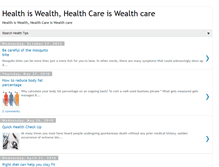 Tablet Screenshot of healthcarewealthcare.blogspot.com