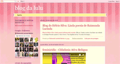 Desktop Screenshot of lucindamartins.blogspot.com