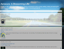 Tablet Screenshot of aeracurablossominglife.blogspot.com