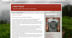 Desktop Screenshot of lester7cr.blogspot.com