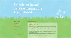 Desktop Screenshot of kolonia2011.blogspot.com