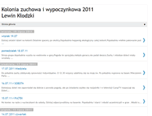 Tablet Screenshot of kolonia2011.blogspot.com
