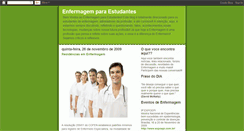 Desktop Screenshot of enfermagemparaestudantes.blogspot.com