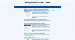 Desktop Screenshot of dailygadgetreviews.blogspot.com