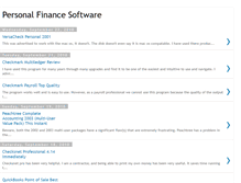 Tablet Screenshot of personalfinancesoftwarereviewsblog.blogspot.com