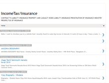 Tablet Screenshot of incometaxinsurance.blogspot.com