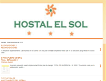 Tablet Screenshot of hostalelsol.blogspot.com