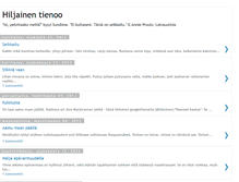 Tablet Screenshot of hiljainentienoo.blogspot.com
