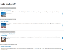 Tablet Screenshot of kateplusgeoff.blogspot.com