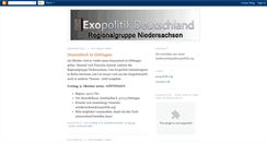 Desktop Screenshot of exopolitikniedersachsen.blogspot.com