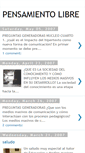 Mobile Screenshot of elpensamientolibre.blogspot.com