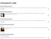 Tablet Screenshot of elpensamientolibre.blogspot.com