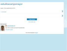 Tablet Screenshot of estudioscampomayor.blogspot.com