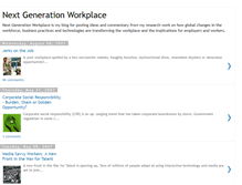 Tablet Screenshot of nextgenerationworkplace.blogspot.com