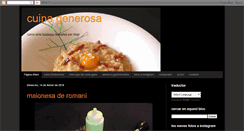 Desktop Screenshot of cuinagenerosa.blogspot.com