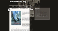Desktop Screenshot of metal-detector-blog.blogspot.com