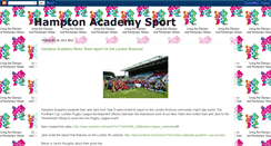 Desktop Screenshot of hamptonacademysport.blogspot.com