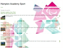 Tablet Screenshot of hamptonacademysport.blogspot.com