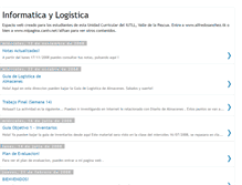 Tablet Screenshot of informatica-y-logistica.blogspot.com