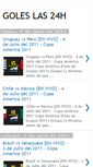 Mobile Screenshot of goleslas24h.blogspot.com