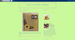 Desktop Screenshot of elviescraftycorner.blogspot.com