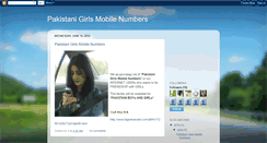 Desktop Screenshot of pak-girl-mobile-numbers.blogspot.com