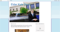 Desktop Screenshot of elderkyledavis.blogspot.com