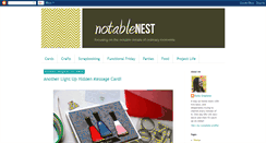 Desktop Screenshot of notablenest.blogspot.com