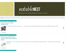 Tablet Screenshot of notablenest.blogspot.com