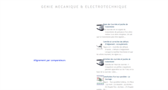 Desktop Screenshot of genie-mecanique.blogspot.com