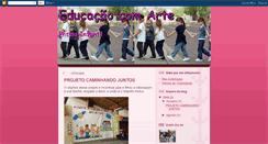 Desktop Screenshot of educacaocomarte.blogspot.com