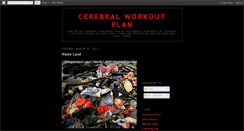 Desktop Screenshot of cerebralworkoutplan.blogspot.com