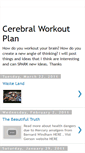Mobile Screenshot of cerebralworkoutplan.blogspot.com