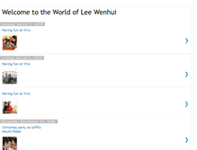 Tablet Screenshot of leewenhui.blogspot.com
