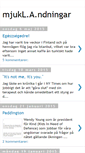 Mobile Screenshot of mjuklandningar.blogspot.com