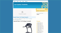 Desktop Screenshot of gym-quality-treadmills.blogspot.com